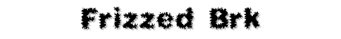 Frizzed BRK font